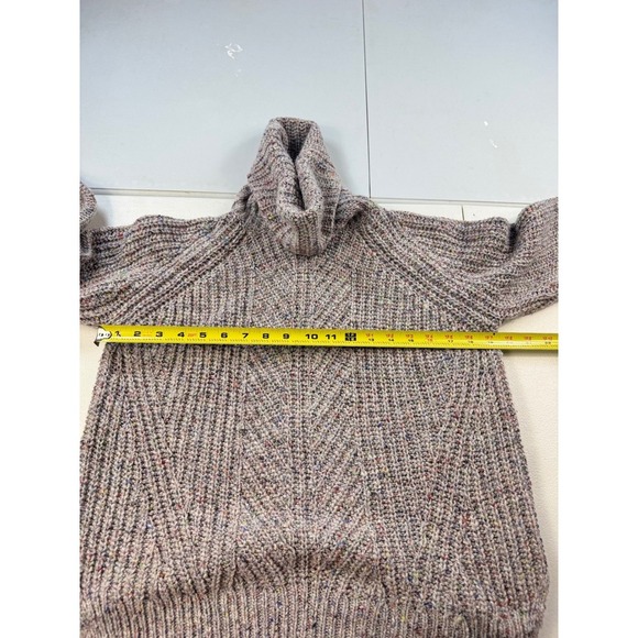 Madewell Confetti Knit Turtleneck Sweater Women's XS Extra Small Cozy - Picture 3 of 6